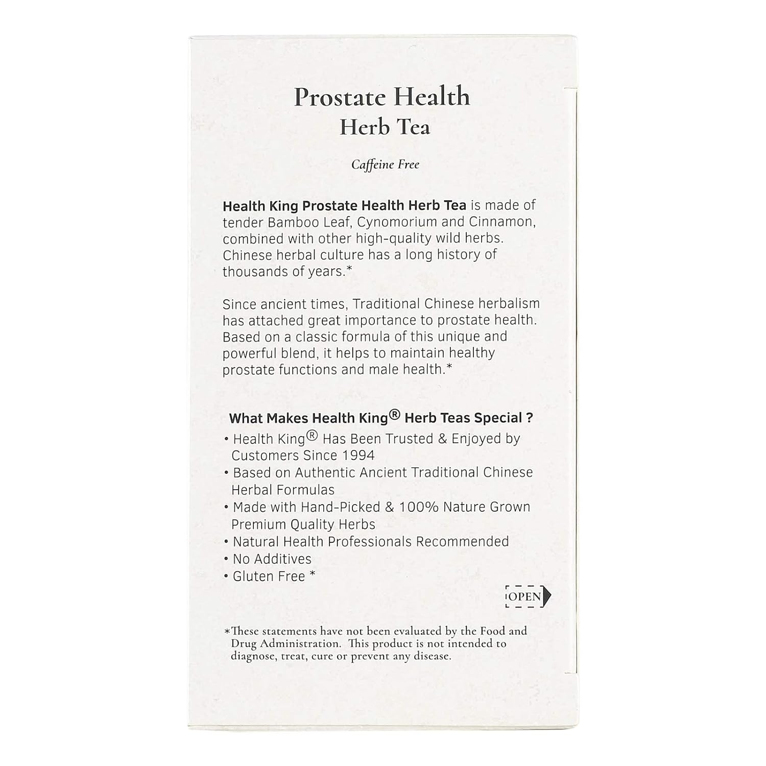 Health King Té Herbal Próstata – vista 4